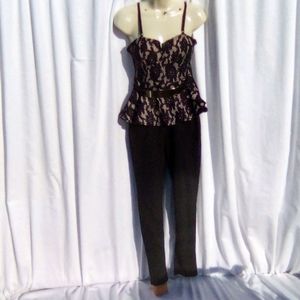 Womens"Material Girl" Pantsuit l